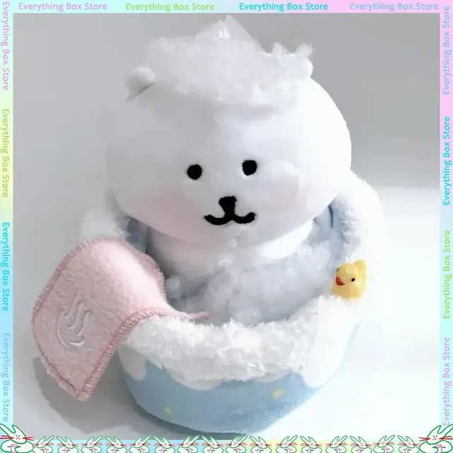 Mini baignoire ovale bleue peluches rondes rembourrées… – vue 5