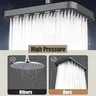 Grand ensemble de pomme de douche cascade haute pression… – vue 4