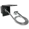 Boîte douche extérieure encastrable noir blanc ABS UV… – vue 6