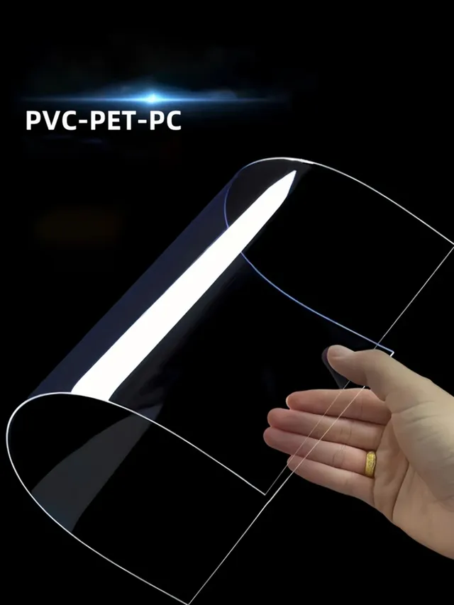 Plaque en PVC transparente 297x210mm – vue 2