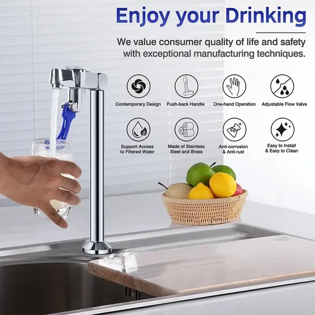 Station de remplissage de bouteilles d'eau push-back – vue 4