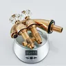 Robinets de lavabo poignée en cristal robinet d'évier de… – vue 6