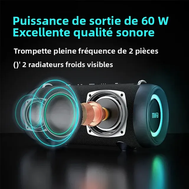 Mifa A90 haut-parleur Bluetooth 60W puissance de sortie… – vue 2