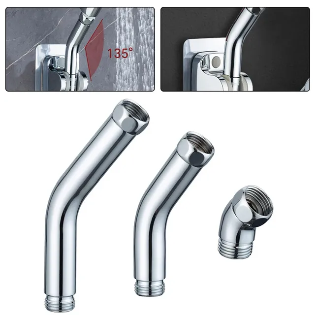 Connecteur de pomme de douche à main chromé – vue 6