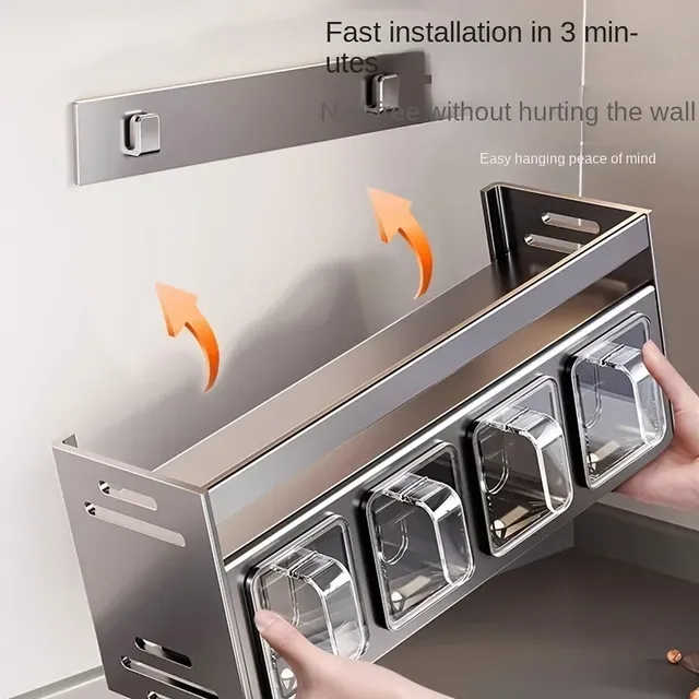 Étagère à épices De cuisine en acier inoxydable – vue 4