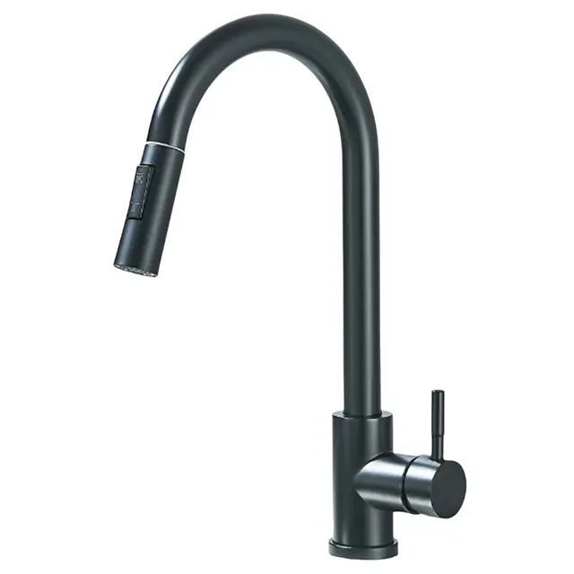 A69epull Out robinet de cuisine monté sur le pont… – vue 3
