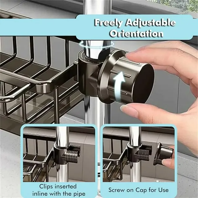 Étagères de rangement pour pomme de douche de salle de… – vue 4