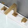Robinet de lavabo en or brossé – vue 4