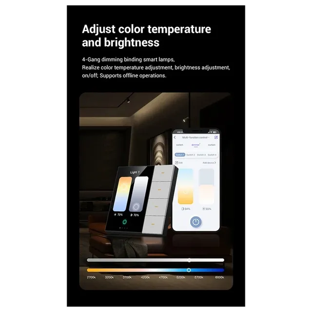Joli Mural Intelligent à Écran Tactile de 3.5 Pouces – vue 2