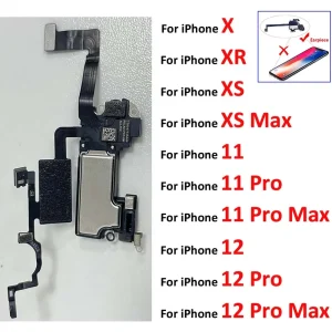 Capteur de lumière de proximité flexible pour Iphone X XR XS Max 11 12 Pro Max MIni oreille haut-parleur écouteur câble flexible