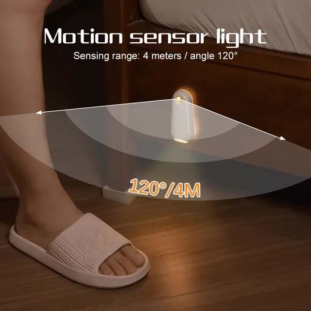 Veilleuse LED intelligente avec capteur de mouvement – vue 3