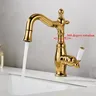 Robinet de lavabo en cuivre Vintage – vue 3