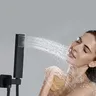 Ensemble de douche thermostatique noir – vue 4