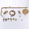 Pommeau de douche mural en laiton antique – vue 5