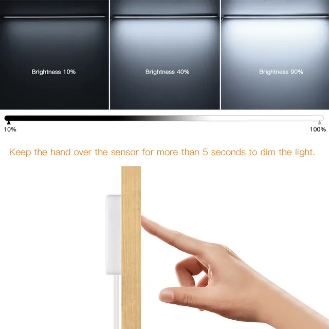 Capteur tactile de mouvement LED lumières sans fil… – vue 5