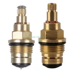 Cartouche de robinet à bobine d&rsquo;ouverture lente en laiton, vannes de remplacement de noyau, pièces de réparation de robinet à bobine d&rsquo;eau chaude et froide