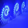 Lampe murale LED RGB à trou en spirale – vue 4