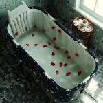 Baignoire à température autoportante, organisateur ménager, baignoire Portable japonaise, jouets, meubles de maison Ducha Portatil