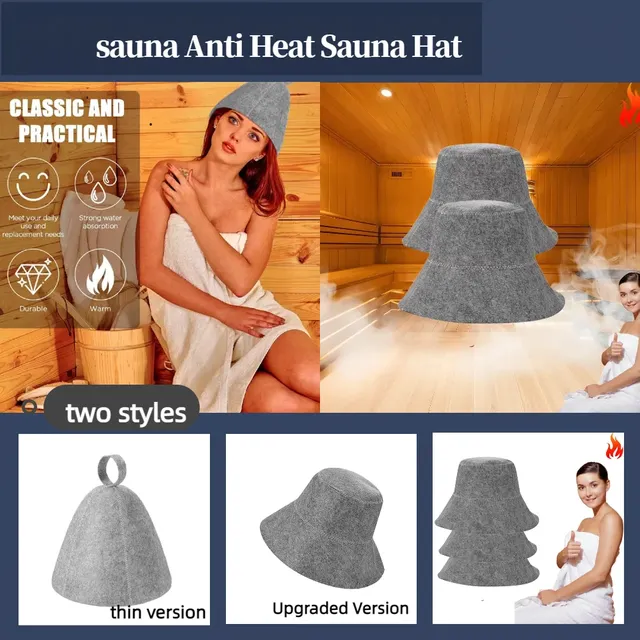 Casquettes de sauna Chapeaux de sauna Accessoires de…