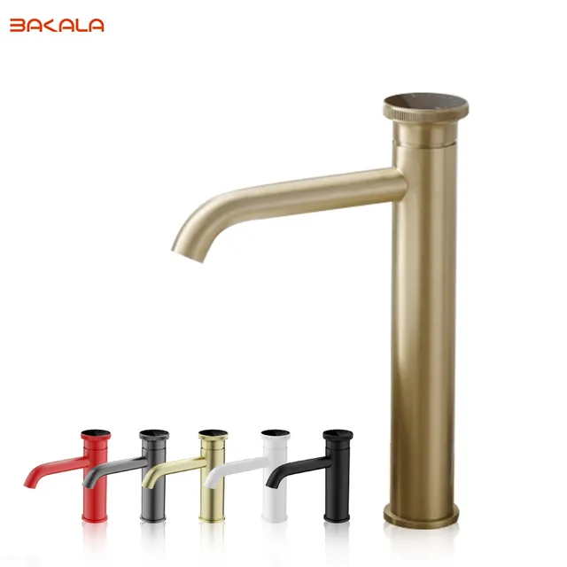 Mitigeur robinet lavabo surélevé monotrou vasque corps… – vue 2