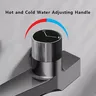 Pratique Noir Cascade Baignoire Robinet En Laiton Mur… – vue 3