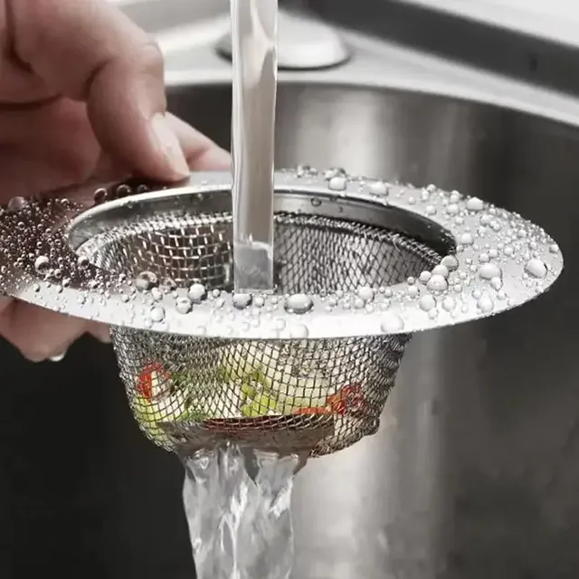 Crépine d'évier de cuisine en acier inoxydable – vue 4
