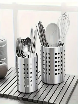 1 baril de couverts en acier inoxydable