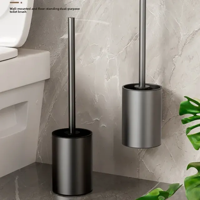 Brosse de toilette sans taches aveugles pour nettoyer…