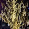 LED pluie de météores lumières étanche chute de pluie… – vue 2