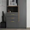 Poignée meuble tiroir barre aluminium anodisé moderne… – vue 4
