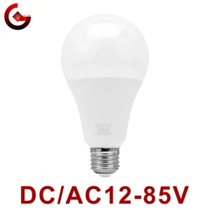 Ampoule LED E27 DC/AC 12V-85V 3W 6W 9W 12W 15W 18W 25W, lumière basse tension 12 Volts, éclairage de projecteur, lampe blanc froid/chaud