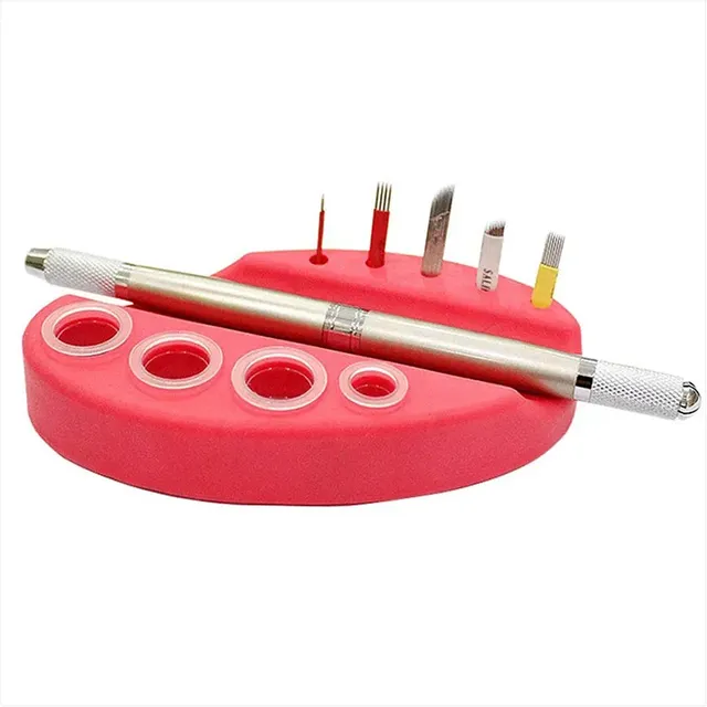 Support ovale en Silicone pour cosmétiques – vue 4