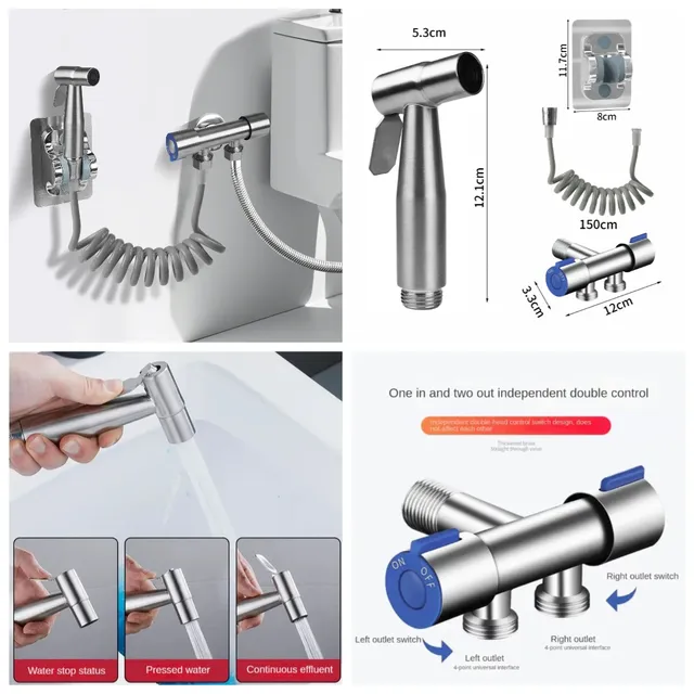 Robinet en acier inoxydable pistolet de pulvérisation… – vue 5