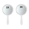 Miroir de maquillage grossissant double face avec poignée – vue 1