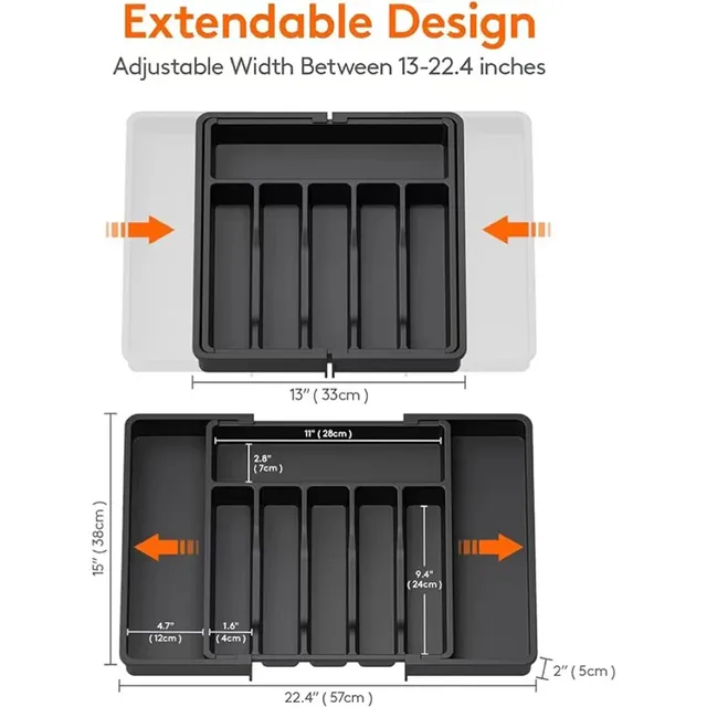 Organiseur tiroir cuisine extensible modulable… – vue 3