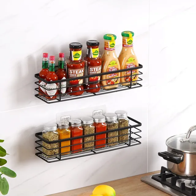 Support de rangement mural pour salle de bain et cuisine – vue 3