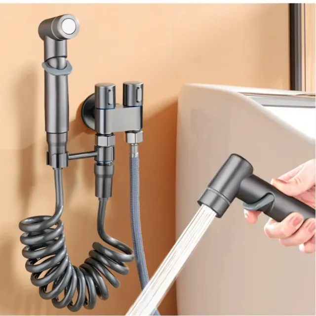 Compaigne de toilette tout noyau en cuivre noir double… – vue 2