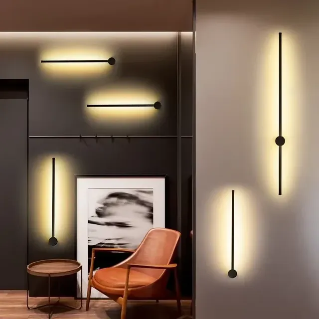 Applique murale LED RGB rotative 60/80/100cm – vue 2