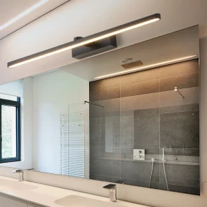 DINDALLED LED salle de bain miroir lumière, applique murale moderne pour vanité chambre, aluminium décoration de la maison ligne luminaire