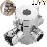 Adaptateur de robinet avec interrupteur à 3 voies, séparateur d&rsquo;évier de cuisine, Valve de dérivation, connecteur de robinet d&rsquo;eau pour toilettes, Bidet, douche, salle de bains, cuisine