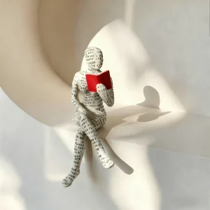 Figurines abstraites en résine pour décoration de maison, bureau de lecture Simple, décor artistique élégant pour bibliothèque, salon, maison, bureau, espaces, décor artistique Figurines abstraites en résine pour décoration de maison, bureau de lecture Simple, décor artistique élégant pour bibliothèque, salon, maison, bureau, espaces, décor artistique