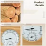 Thermomètre hygromètre sauna analogique bois cèdre… – vue 4
