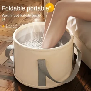 Baignoire de pieds équipée d&rsquo;une fonction de massage avancée à contrôle de température, créant votre expérience de spa relaxante exclusive pour la maison