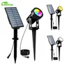 Lampe solaire RGB 3000K pour arbre