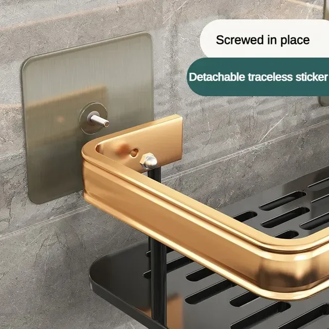 Support mural de rangement pour salle de bain – vue 3