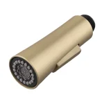 Pulvérisateur à nervures vers le bas, colonne d&rsquo;évier de cuisine en or brossé, connecteur mâle G1/2, fourniture de cuisine, 1 pièce