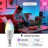 1-10 pièces Tuya Bluetooth WiFi E14 ampoule intelligente… – vue 5