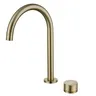 Robinet de lavabo en or brossé – vue 2
