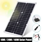 Panneau solaire Flexible 10W/20W/40W DC12-18V, panneau solaire monocristallin étanche, charge pratique pour téléphones, tablettes et ordinateurs portables