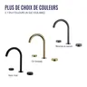 Mate robinet de lavabo noir – vue 7